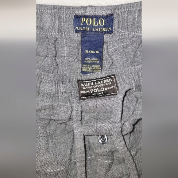 Mens Xl Polo Ralph Lauren Pajama Pants and Large Sleep Shirt - Picture 5 of 8